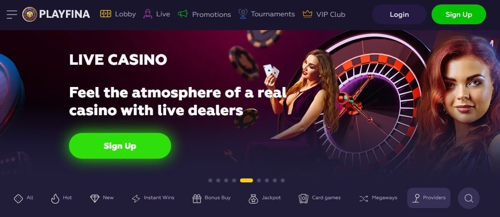 Play Crazy Time online casino Playfina