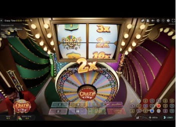 Juega Crazy Time en Pin Up Casino